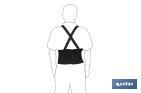 Lower back brace | 2 cross straps | Available in various sizes - Cofan