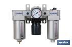 Filter with regulator and lubricant deposit 1" - Cofan