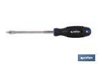 SCREWDRIVER WITH FLEXIBLE SHANK FOR 1/4" DRIVE SOCKETS | CONFORT PLUS MODEL | WITH 1/4" SQUARE DRIVE