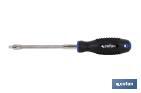 Screwdriver with flexible shank for 1/4" drive sockets | Confort Plus Model | With 1/4" square drive - Cofan