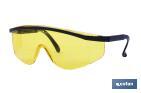 SAFETY GLASSES | YELLOW LENSES | UV PROTECTION | EN 166:2001