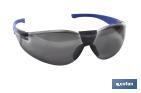 Safety Glasses | Blue elastic Model | UNE-EN 166 F | UV protective lenses - Cofan