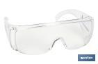 SAFETY GLASSES | TYPICAL MODEL | PROTECTION AGAINST IMPACTS | FIXED ARMS