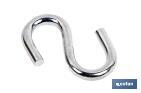"S" ZINC COATED HOOK