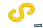 Yellow "S" hook - Cofan