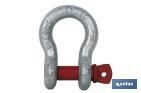 HIGH RESISTANCE GALVANIZED SHACKLE