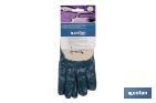 Blue nitrile gloves | Waterproof and non-absorbent coating | Long-lasting and tough gloves - Cofan