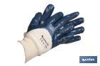 Blue nitrile gloves | Waterproof and non-absorbent coating | Long-lasting and tough gloves - Cofan