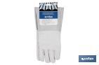 Gauntlet gloves with cuff of 13cm | Cowhide glove | Comfort and protection | Ideal for harvesting and agricultural tasks - Cofan