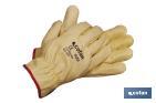 Yellow cow leather gloves - Cofan