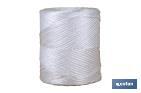 WHITE SYNTHETIC RAFFIA THREAD