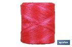 RED SYNTHETIC RAFFIA THREAD