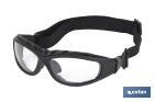 Gafas de seguridad acolchadas | Protección 4 en 1 | Lentes con recubrimiento duro - Cofan