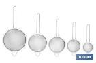 Colador en Acero Inox 304 | Modelo Sena | Varias medidas | Colador Versátil para diferentes funciones en la cocina - Cofan