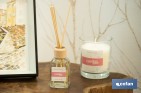Reed diffuser | Aroma of jasmine | Rattan scent sticks - Cofan