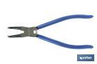 BENT ROUND NOSE PLIERS FOR INTERNAL CIRCLIPS | HIGH-QUALITY STEEL | SIZE: 225MM