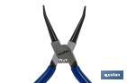 Round nose pliers for internal circlips | High-quality steel | Size: 300mm - Cofan