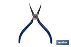 Round nose pliers for internal circlips | High-quality steel | Size: 300mm - Cofan