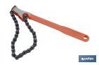 Replacement of reversible chain | Size 4" and length: 300mm | Plumbing tool - Cofan