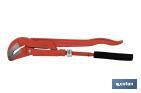 LLAVE SUECA PARA FONTANERÍA FORJADA 45° | HERRAMIENTAS DE FONTANERÍA  | MEDIDAS DE APERTURA DESDE 1/2' HASTA 2' DE EXTERIOR.
