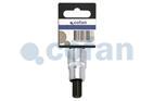 3/8" screwdriver bit socket | High-quality chrome-vanadium steel | With SL12 tip - Cofan