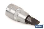 3/8" screwdriver bit socket | High-quality chrome-vanadium steel | With SL12 tip - Cofan