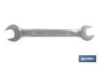 Polished open-ended spanners | Chrome-vanadium steel | Size: 55-60mm - Cofan