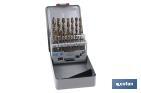 ASSORTED DRILL BITS CASE 1 - 10MM