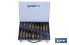 Assorted drill bits case HSS - CO - Cofan