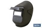 Welding helmet | Adjustable | Shade no. 11 | Black and white lenses | EN 166/EN 175 - Cofan