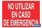 No utilizar en caso de emergencia - Cofan