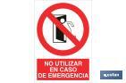 Do not use in case of emergency - Cofan