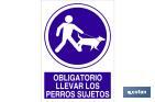 Obligatorio llevar los perros sujetos - Cofan