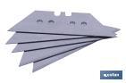 KIT OF 5 BLADES TRAPEZOIDALES 60MM