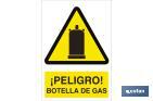 ¡Peligro! botella de gas - Cofan