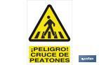 PELIGRO CRUCE DE PEATONES