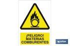 ¡Peligro! materias comburentes - Cofan