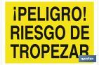 ¡Peligro! riesgo de tropezar - Cofan