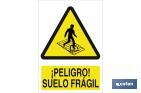 DANGER, FRAGILE FLOOR