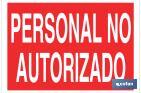 PERSONAL NO AUTORIZADO