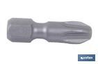 PUNTAS PHILLIPS DE ATORNILLAR EN 1/4' | CON HUELLAS DESDE PH 0, PH 1, PH 2 Y PH 3 | VERSIONES DE 25 Y 50 MM DE LONGITUD