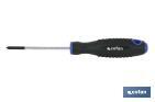 PHILLIPS SCREWDRIVER | DIN ISO 8764-1 | CONFORT PLUS MODEL | AVAILABLE SIZES FROM PH0 TO PH3