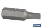 Punta plana para atornillador | Fabricada en acero al cromo vanadio | Medidas de la punta: 30 mm - Cofan
