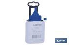 Bottle of blue chalk powder | Suitable for chalk line | Capacity: 100, 250, 500 o 1000g - Cofan