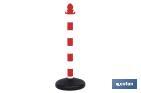 Parking post - red/white - Cofan