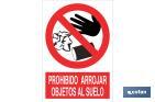 Prohibido arrojar objetos al suelo - Cofan