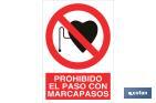 PROHIBIDO EL PASO CON MARCAPASOS