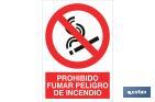 No smoking, fire risk - Cofan