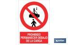 Prohibido permanecer debajo de la carga - Cofan