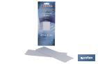 Clear non-slip strips | Suitable for bathtubs and shower tray | Wear resistant and long-lasting adhesive - Cofan